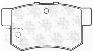 Комплект тормозных колодок QH Benelux BP704