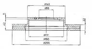 Тормозной диск QH Benelux BDC4587