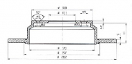 Тормозной диск QH Benelux BDC4840