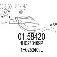 Амортизатор MTS 01.58420