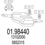 Амортизатор MTS 01.98440
