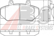 Комплект тормозных колодок A.B.S. 36177 OE