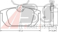 Комплект тормозных колодок A.B.S. 36188