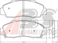 Комплект тормозных колодок A.B.S. 36737 OE