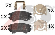 Комплект тормозных колодок A.B.S. 37683 OE