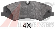 Комплект тормозных колодок A.B.S. 37803
