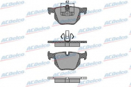 Комплект тормозных колодок ACDelco AC897181D