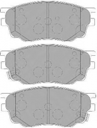 Комплект тормозных колодок NECTO FD7138A