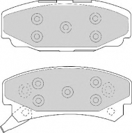 Комплект тормозных колодок NECTO FD6508A