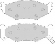 Комплект тормозных колодок NECTO FD6606A