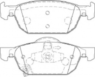 Комплект тормозных колодок NECTO FD7459A