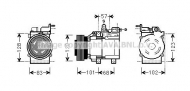 Компрессор AVA QUALITY COOLING HYAK123