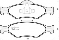 Комплект тормозных колодок MGA 547
