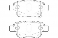 Комплект тормозных колодок DURON DBP371649