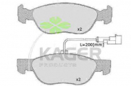 Комплект тормозных колодок KAGER 35-0007
