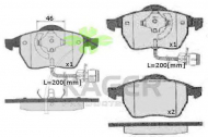 Комплект тормозных колодок KAGER 35-0103