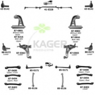Подвеска колеса KAGER 80-0191
