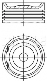 Поршень MAHLE ORIGINAL 012 20 00