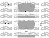 Комплект тормозных колодок CIFAM 822-337-2