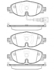 Комплект тормозных колодок WOKING P14153.01