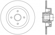 Тормозной диск OPEN PARTS BDA2511.30