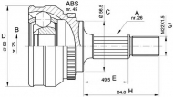 Шарнирный комплект OPEN PARTS CVJ5217.10