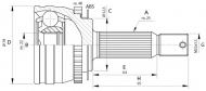 Шарнирный комплект OPEN PARTS CVJ5689.10