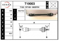 Вал EAI T19003