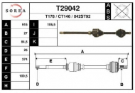Вал EAI T29042