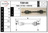 Вал EAI T29145