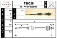 Вал EAI T39028