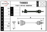Вал EAI T49003