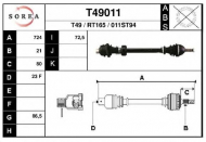 Вал EAI T49011