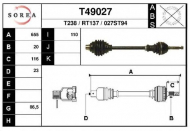 Вал EAI T49027