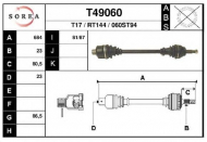 Вал EAI T49060