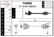 Вал EAI T49069