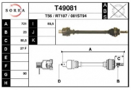 Вал EAI T49081