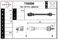 Вал EAI T49096