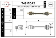 Вал EAI T49120A2