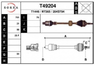 Вал EAI T49204