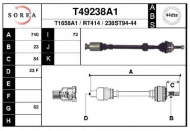 Вал EAI T49238A1