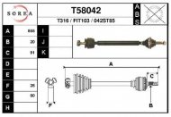 Вал EAI T58042