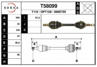 Вал EAI T58099