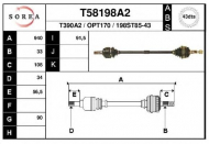 Вал EAI T58198A2