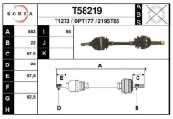 Вал EAI T58219