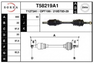 Вал EAI T58219A1
