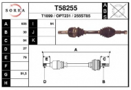 Вал EAI T58255
