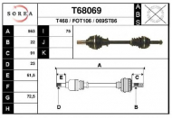 Вал EAI T68069