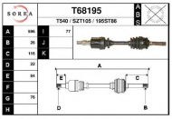 Вал EAI T68195