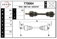 Вал EAI T78064